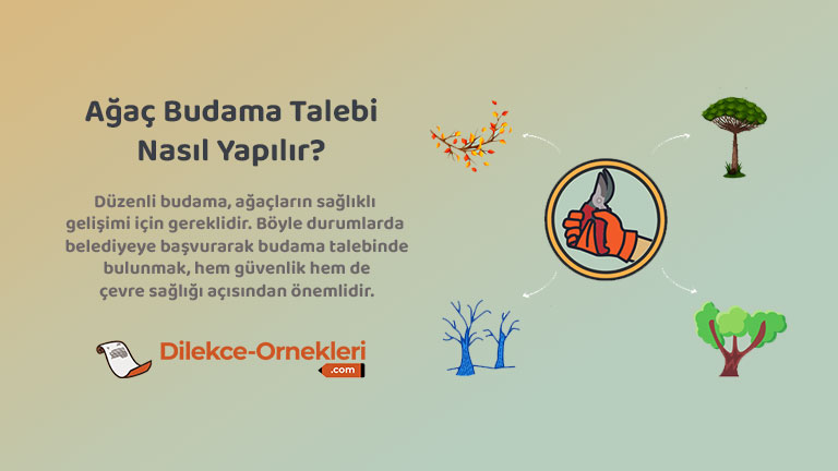 ağaç budama talebi için başvuru dilekçesi örneği